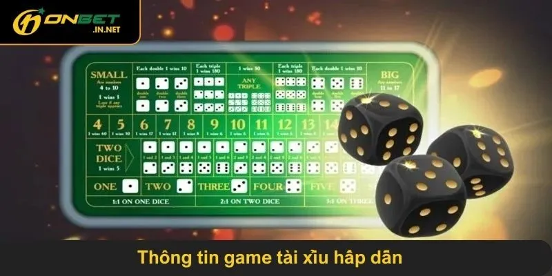 Thông tin game tài xỉu hấp dẫn